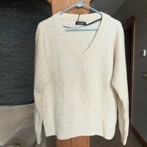 [NWT] Nadaam Superluxe Fisherman Cashmere Sweater - Warm White